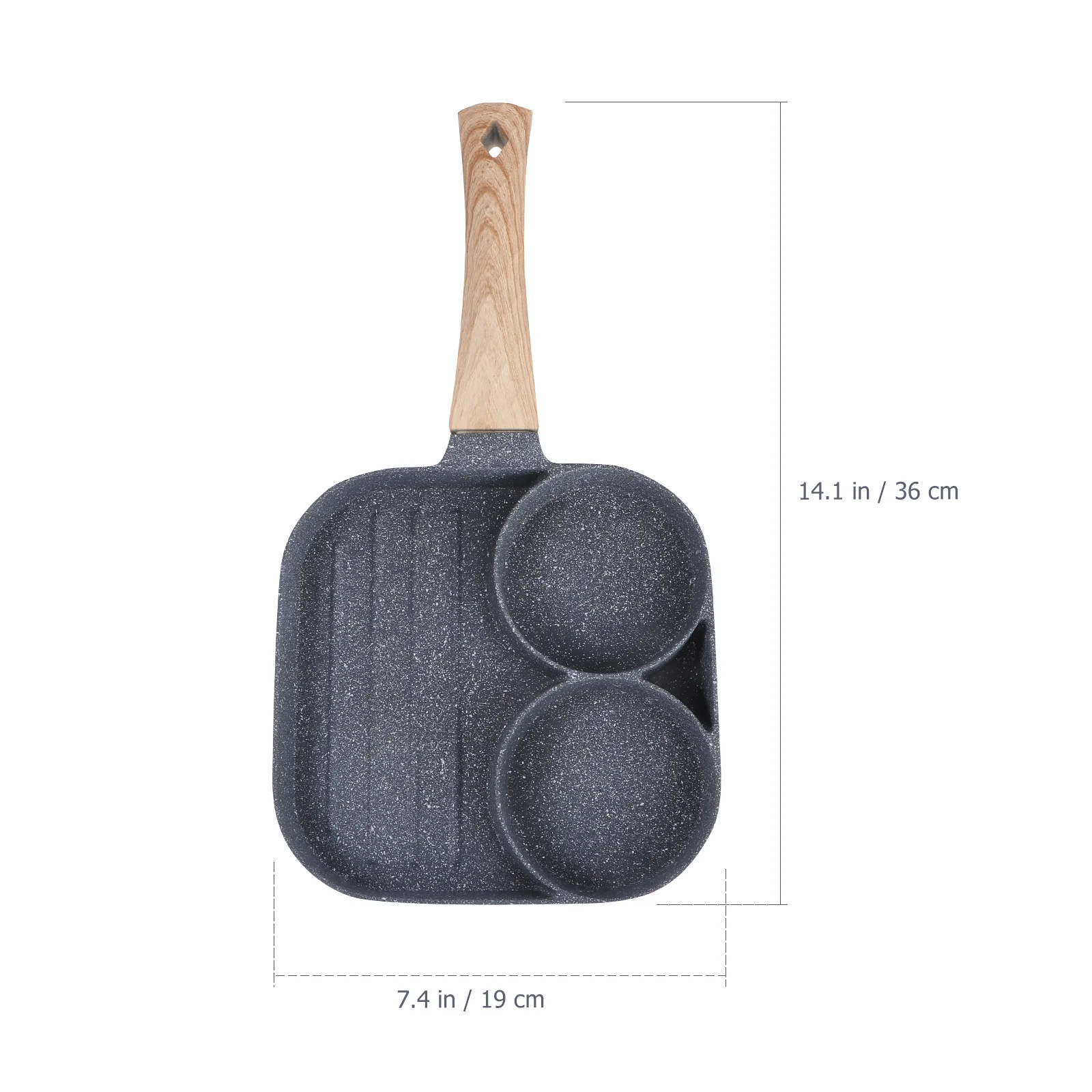 

Aluminium Alloy Egg Frying Pan Nonstick Breakfast Skillet Kitchen Accessory Pancake Bacon Omelette Cooking Mold Sandwich Maker