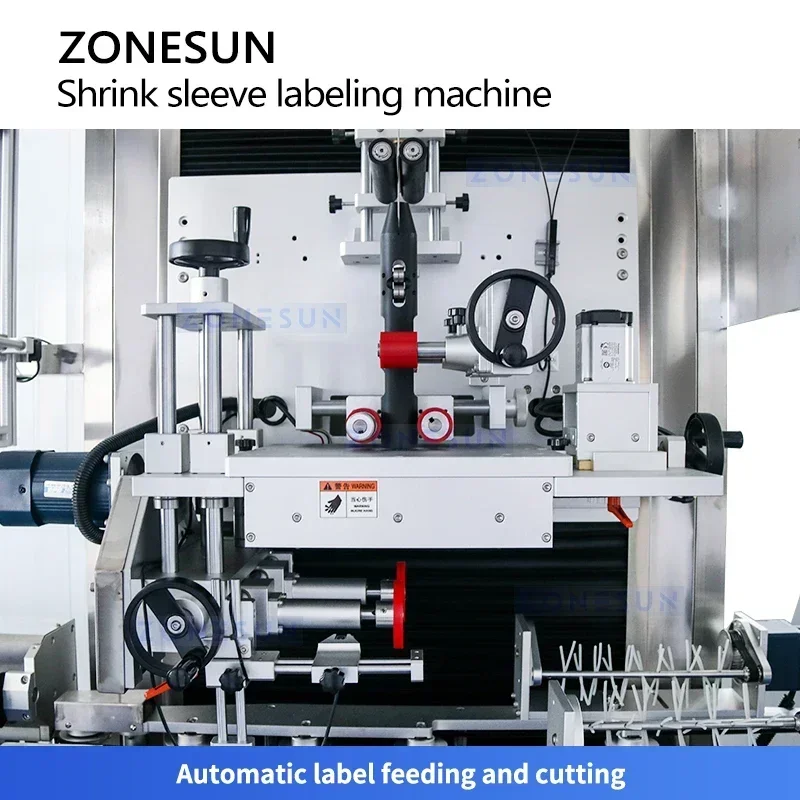 ZONESUN ZS-STB150L Automatic Plastic Bottle Sleeving Labeling Machine Line PET PVC Film Shrink Labeling Machine