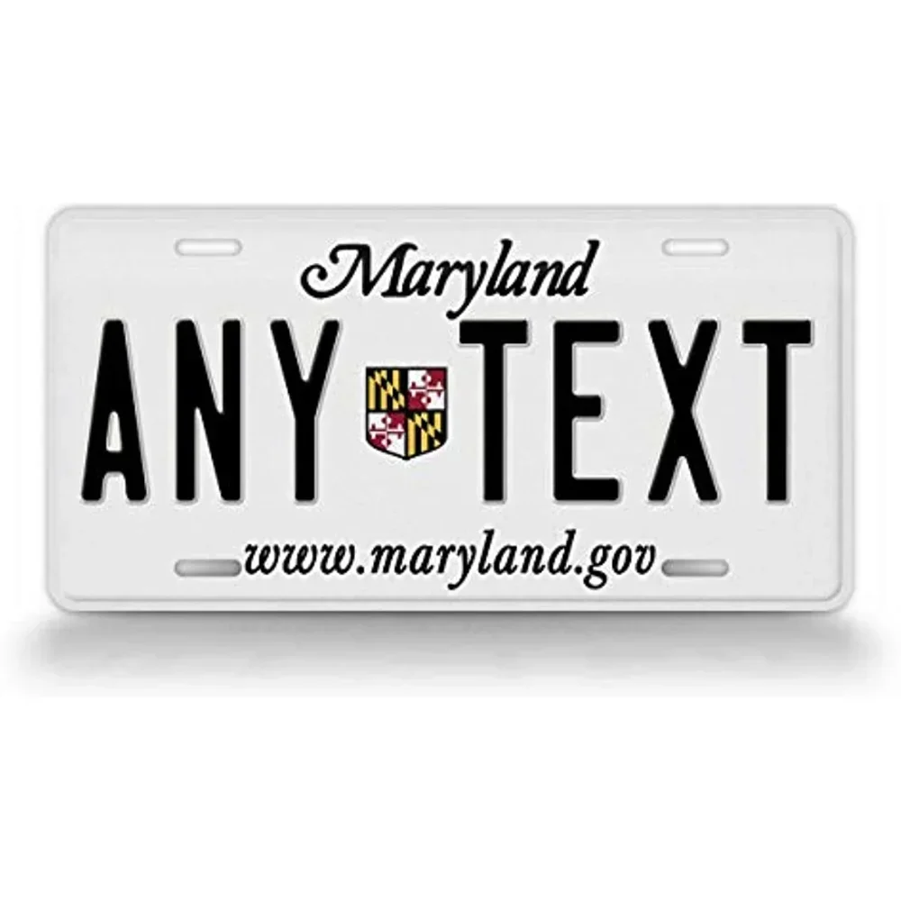 

Custom Maryland State Plate 2005-2010 MD Replica Personalized Text Novelty Auto Tag Wall Decoration Metal Wall Sign