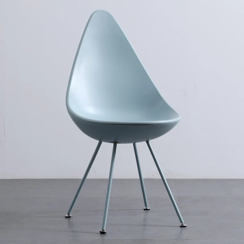 

Nordic creative water drop chair designer simple cafe backrest