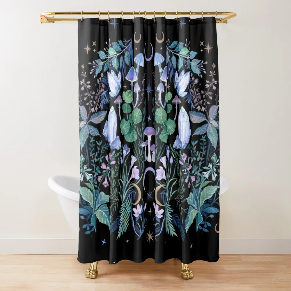 

Crystals Gardens Shower Curtain Bathroom Accessories Shower Bath Waterproof Bathroom Shower For Curtain