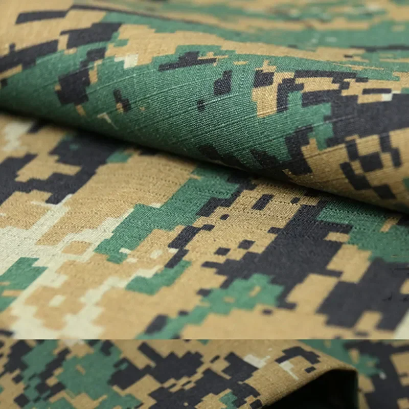 1.5m Width Camouflage Fabric CQB USMC TC Plaid Polyester Cotton Cloth