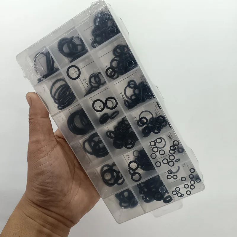Rubber O Ring Set Gaskets Seal Nitrile Rubber Bands High Pressure O-Rings Repair Kit Sealing Elastic Band O Rubber Rings view 2