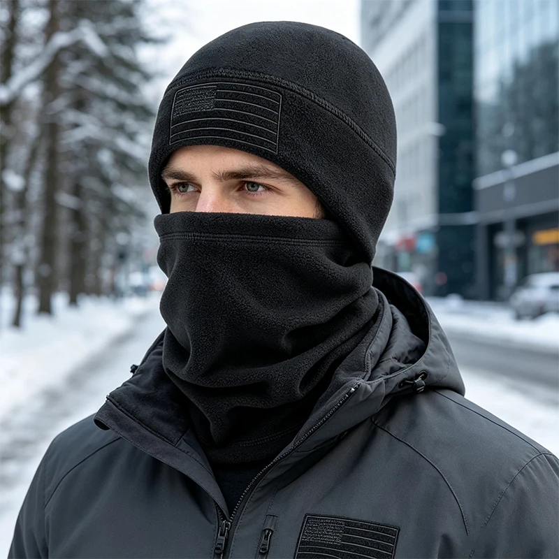 Balaclava Hat Winter Thermal Windproof Full Face Cover Neck Warm Polar Fleece Beanie Cap for Outdoor Ski Cycling Men Women