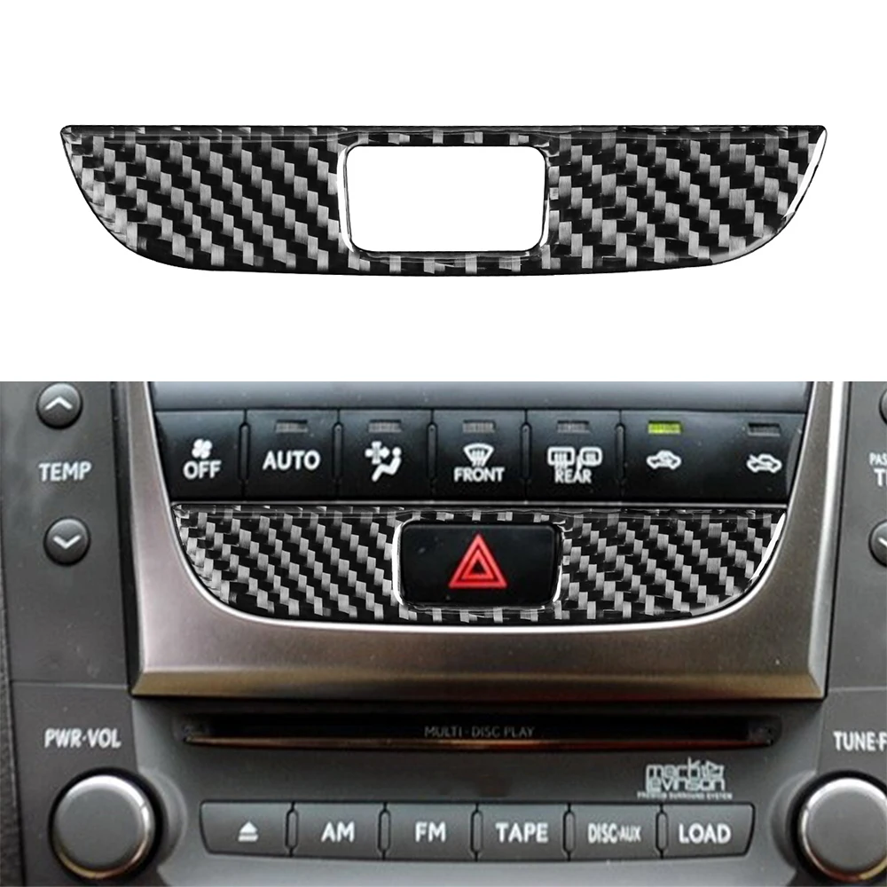 for Lexus GS 2006 2007 2008 2009 2010 201 Car Double Flash Panel Decoration Cover Trim Sticker Car Accessories Carbon Fiber