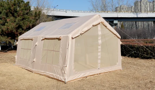 Wind Valley 12 Square Meter Inflatable Tent With Skylight With Pump Waterproof For Camping Family Weekend For 8-12 Person