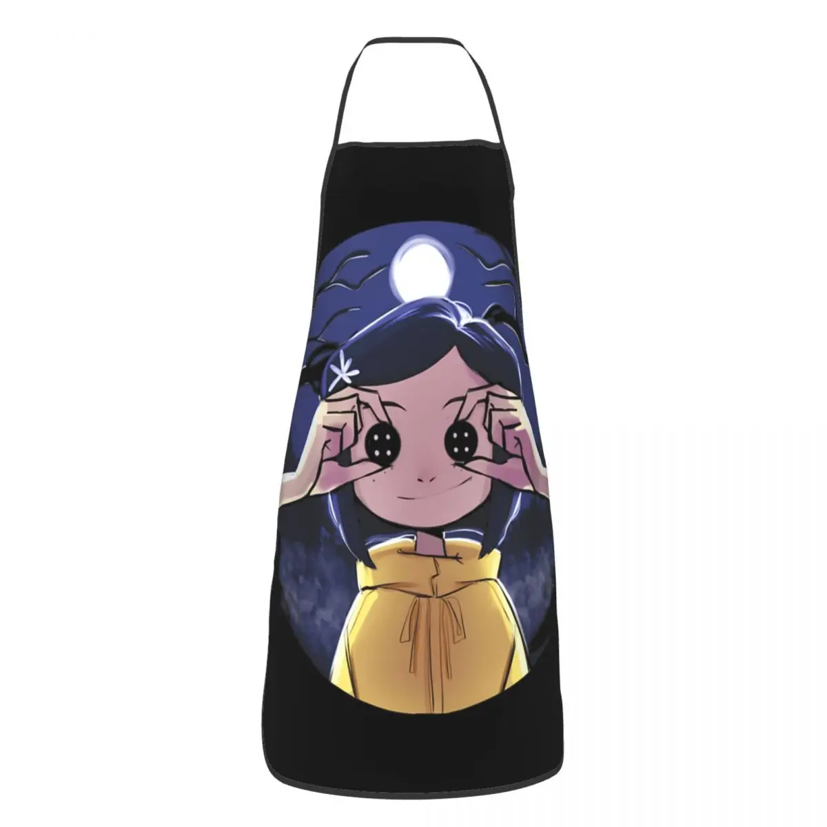 

Фартук-нагрудник из фильма ужасов на Хэллоуин для женщин и мужчин, унисекс, кухонный фартук для шеф-повара, кухня для приготовления пищи, выпечки, садоводства