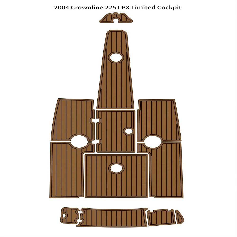 

Swim Platform Cockpit Boat EVA Teak Floor Pad Mat For 2004 Crownline 225 LPX Limited