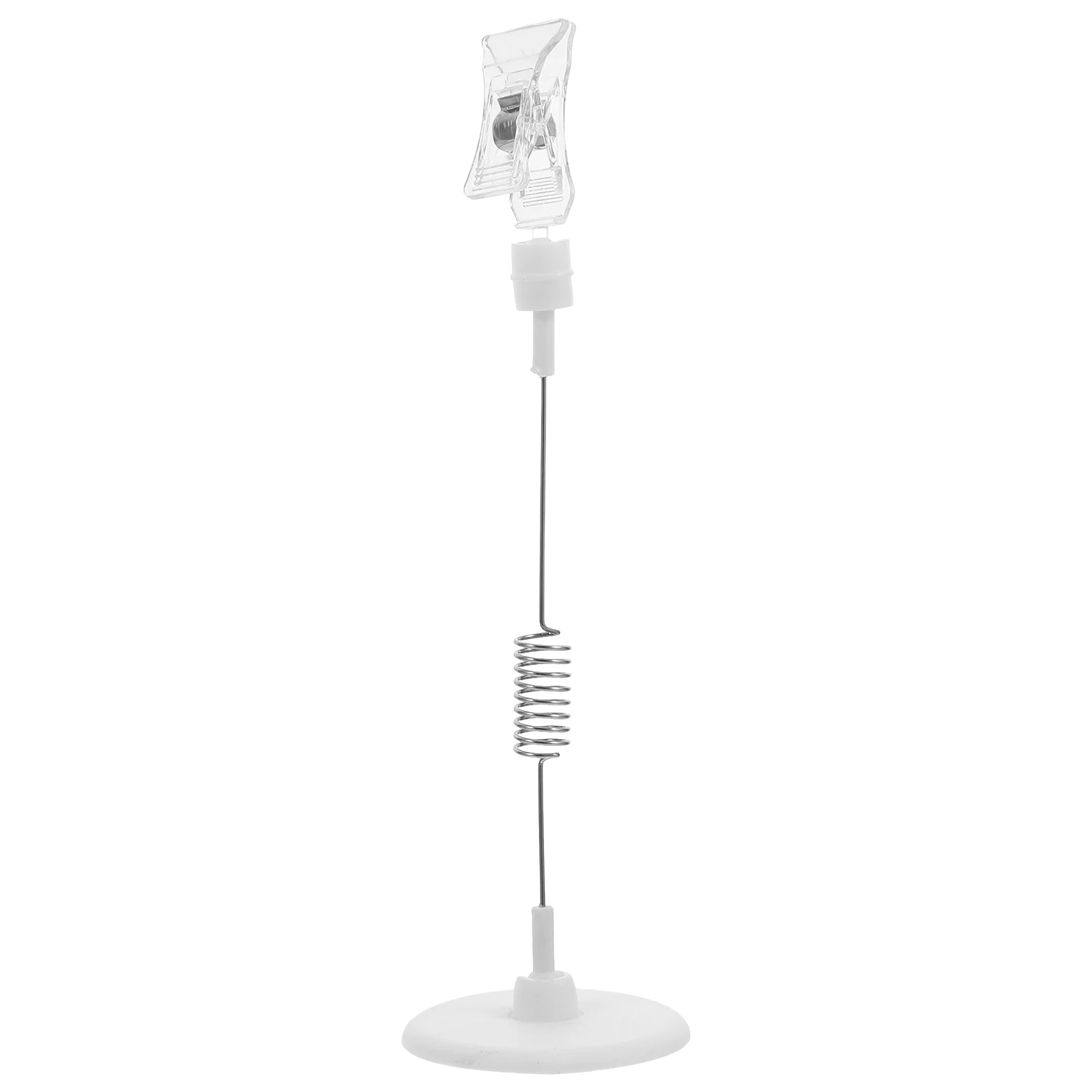 Porte-étiquette sur disque, 6 pièces, Clips de signe pour affichage pour étagères de magasin, affichage de carte de prix, ABS réutilisable, forte adhérence