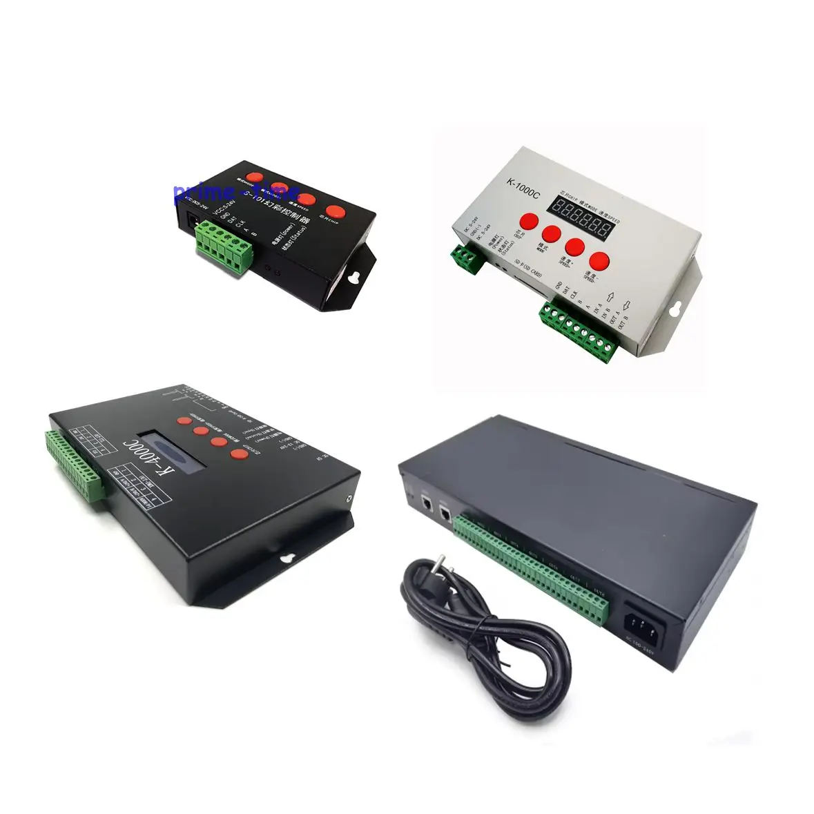 S-101 K-1000C K-4000 K-8000C T-790K LED Pixel Controller,DC5~24V Support DMX512,WS2811,WS2812,APA102,WS2813 etc.