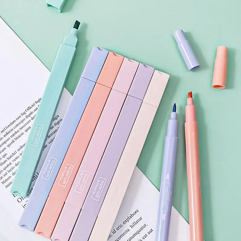 

Набор пастельных хайлайтеров 12 шт., текстовые заметки разных цветов для учебы и офиса, для дневника, Библии, дневника, школы, сухие