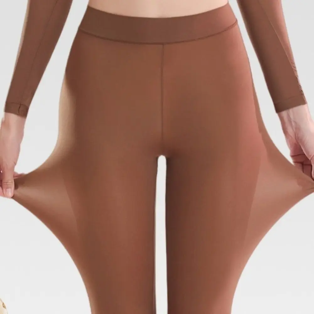 Tops and Pants Women Thermal Clothes Ultra-thin Invisible High Neck Thermal Underwear Large Size Lingerie Warmth Long Pants Lady