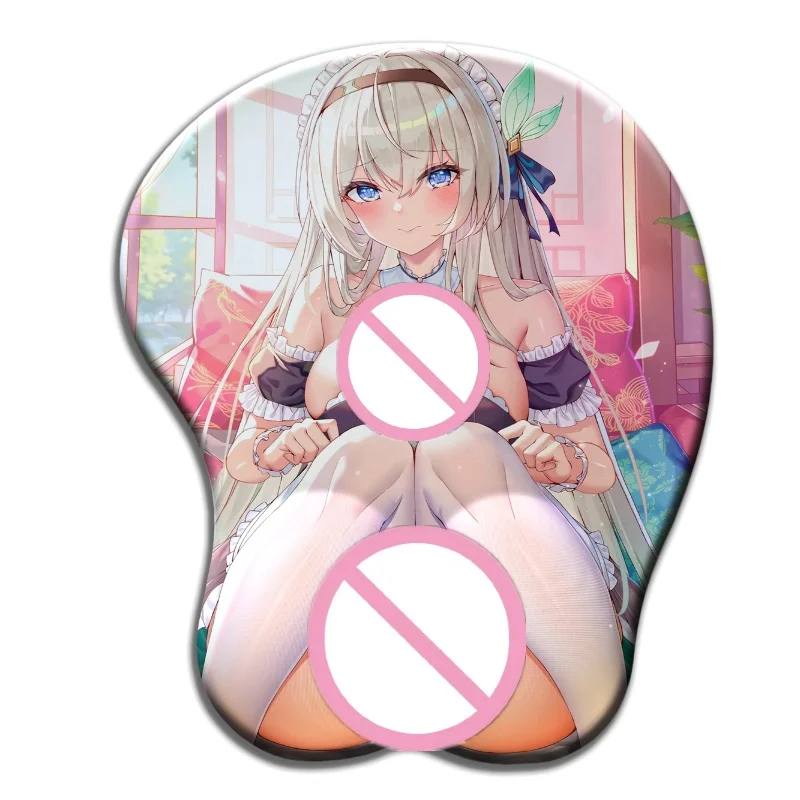 Firefly Mouse Pad with Wrist Rest Honkai Gamer Funny Japanese Desk Mats Kawaii Accessories Anime Mouse Pad Large Mouse Pad