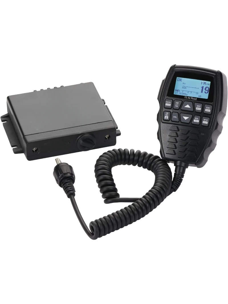 

All Road Wireless CB Radio - Dual-Mode AM/FM, Full 40 Channels, Bluetooth Connectivity, Digital Noise Cancellation