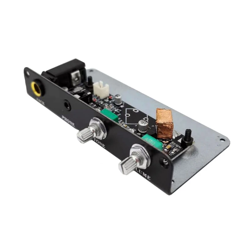 Balanced Sensing Piezo Silence Preamp Pickup Silence Guitar Pickup with Tone Volumes Control Knob A52F image 5