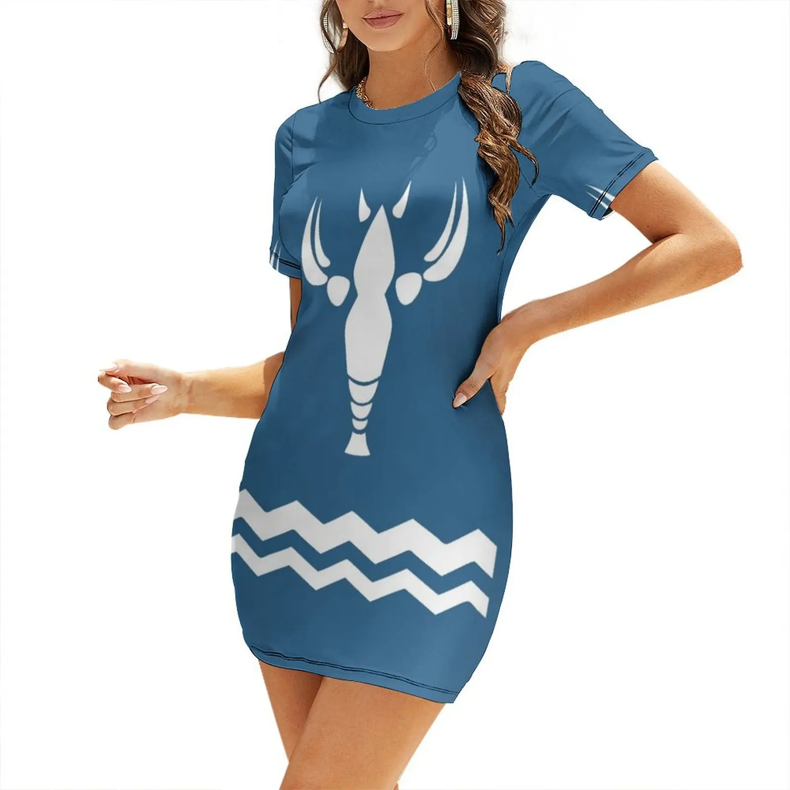 

Wind Waker Island Lobster Pajamas Short-Sleeved Dress prom clothes summer dresses womens 2025 dress dresses Dress women
