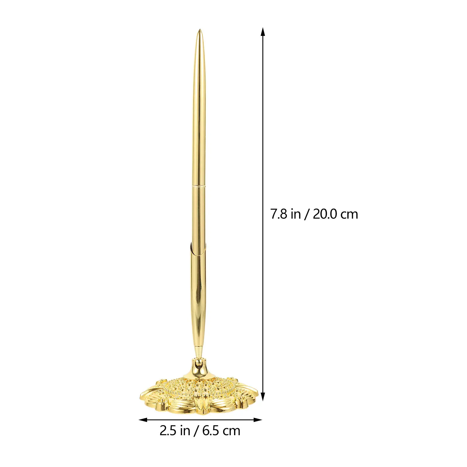 2Pcs Desktop Writing Pen For Office Front Desk Pen Business Professional Sign Ballpoint Vertical Conference Bank