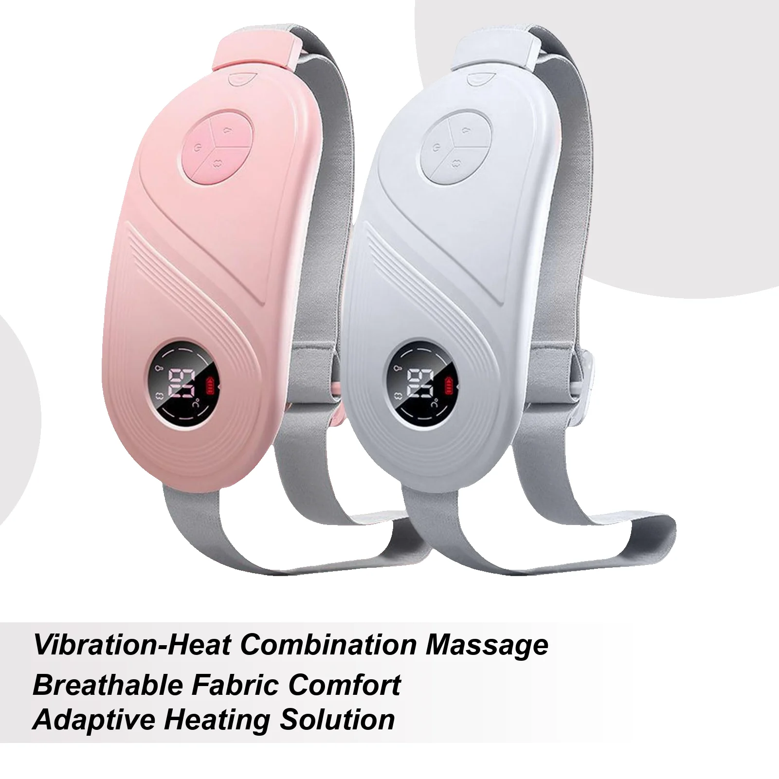 

Грелка для судорог, вибрирующий тепловой пояс для менструации, беспроводной массажер для спины, живота, талии, дома, кровати, офиса, путешествий