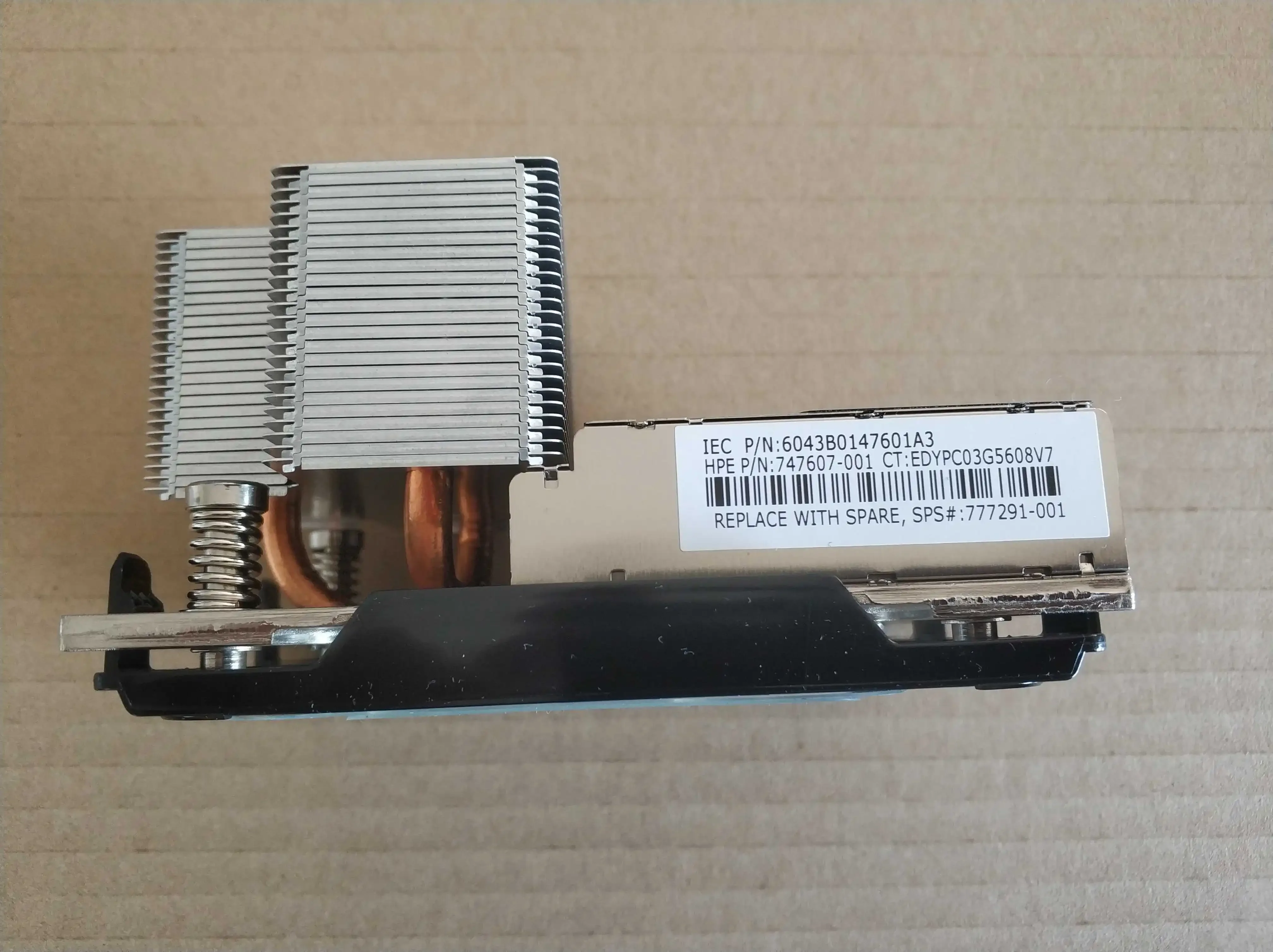 C=FOR  HPE DL380G9 high-end radiator 747607-001; 777291-001