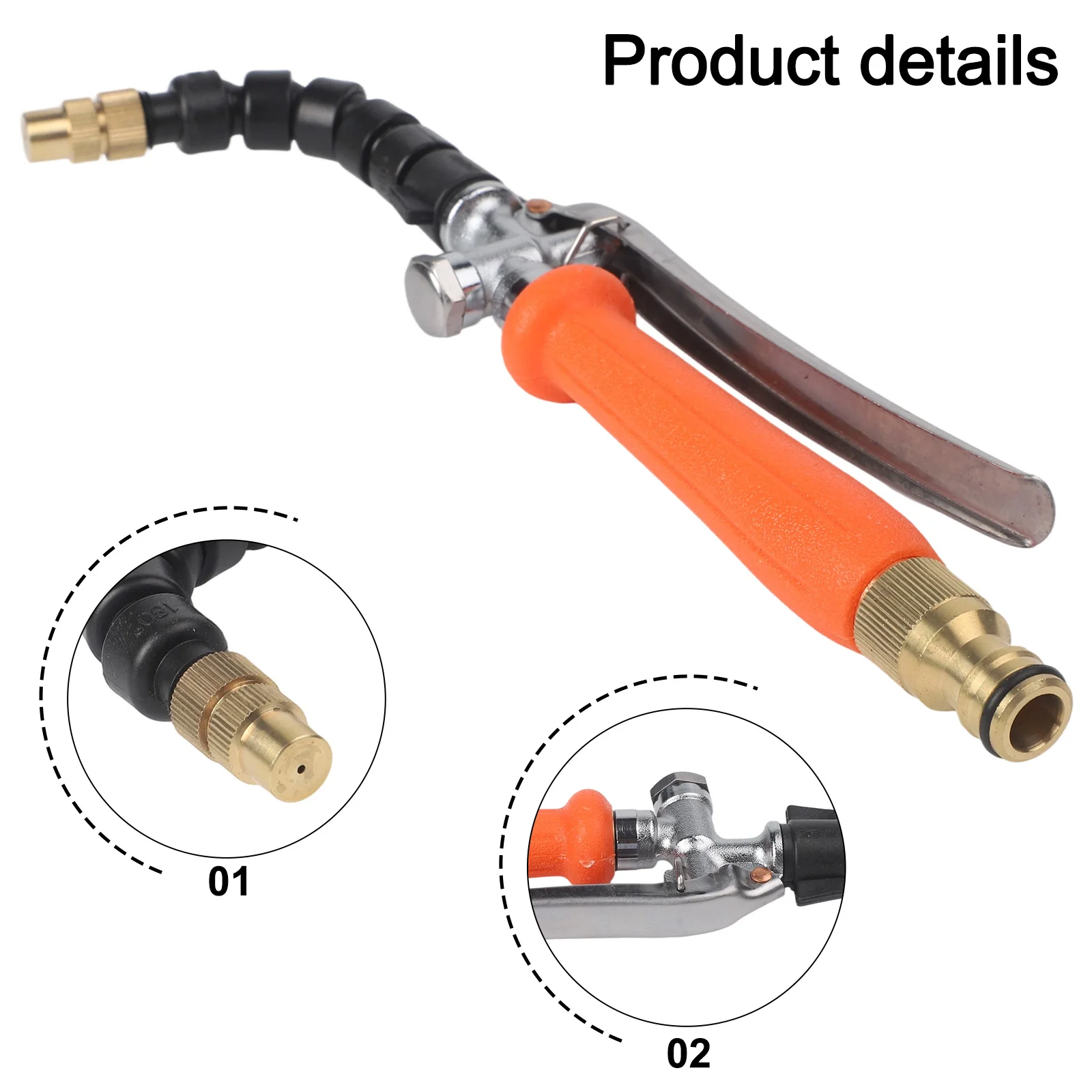 Adjustable Spray Wand for For car and Air Conditioning Cleaning with Stainless Steel Construction and Ergonomic Handle - view 3