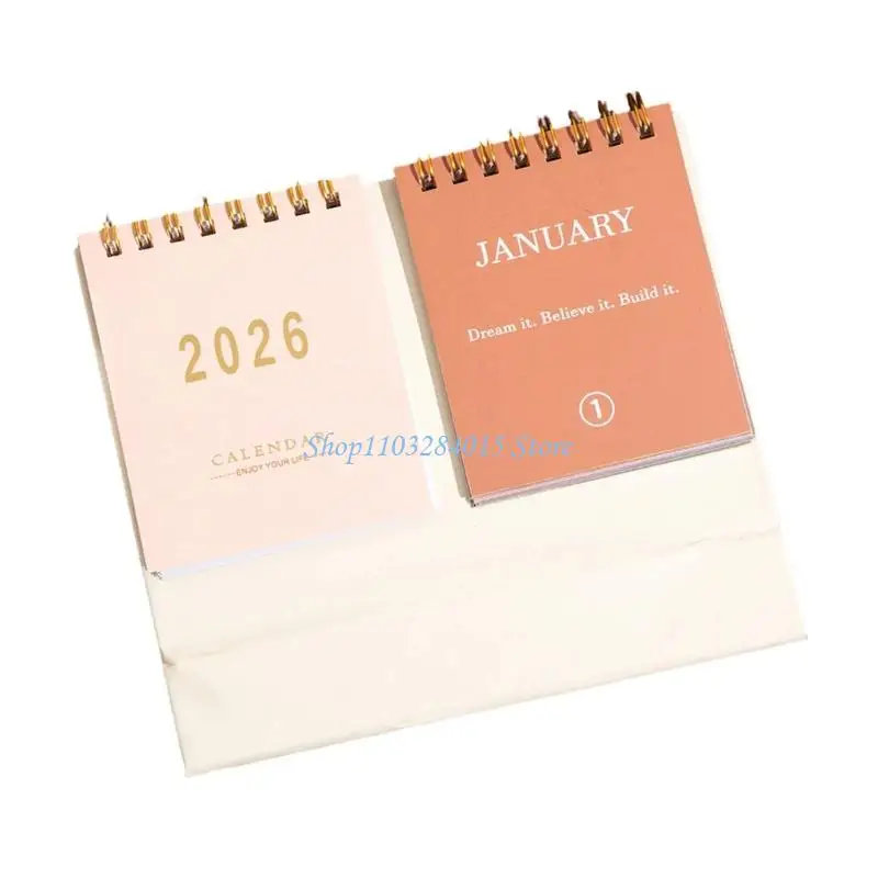 R6FF 2026 Double Row Calendar Featuring Monthly Inspirational Quotes For Motivation