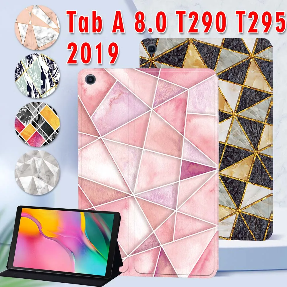 

Case for Samsung Galaxy Tab A SM-T290 T295 8.0 Inch Tablet Adjustable Folding Stand Cover for Tab A 8.0 2019 T290 T295 Case