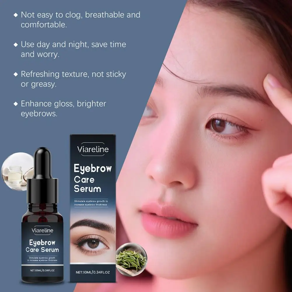 10ml Eyebrow Growth Serum บํารุงรูขุมขน Lashes Enhancer ขนตาหนาโภชนาการ Liquid EXTENSION สําหรับ Intensive