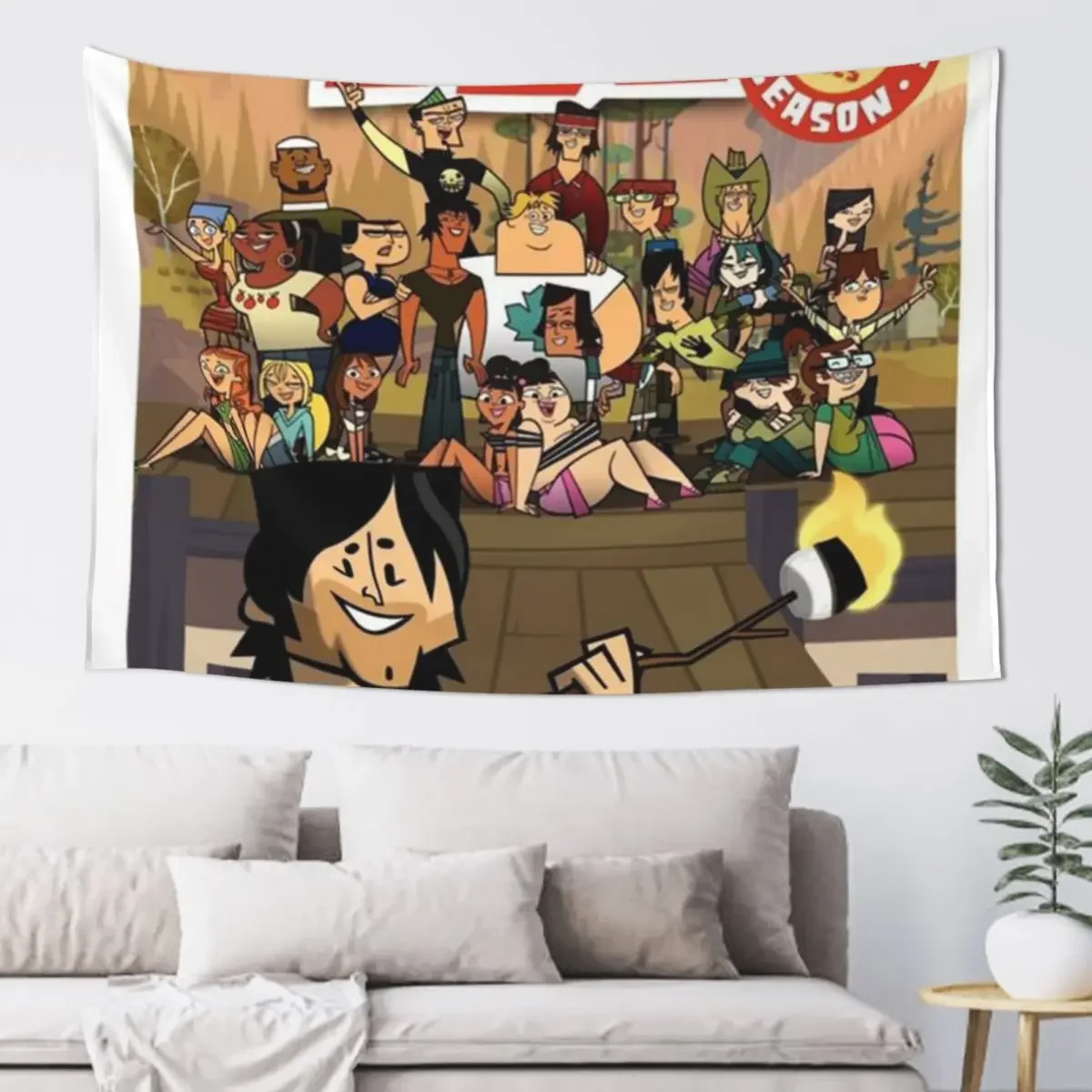 

7 total drama island Tapestry Decor For Room Decoration Wall Living Room Decoration Home Decorators Tapestry