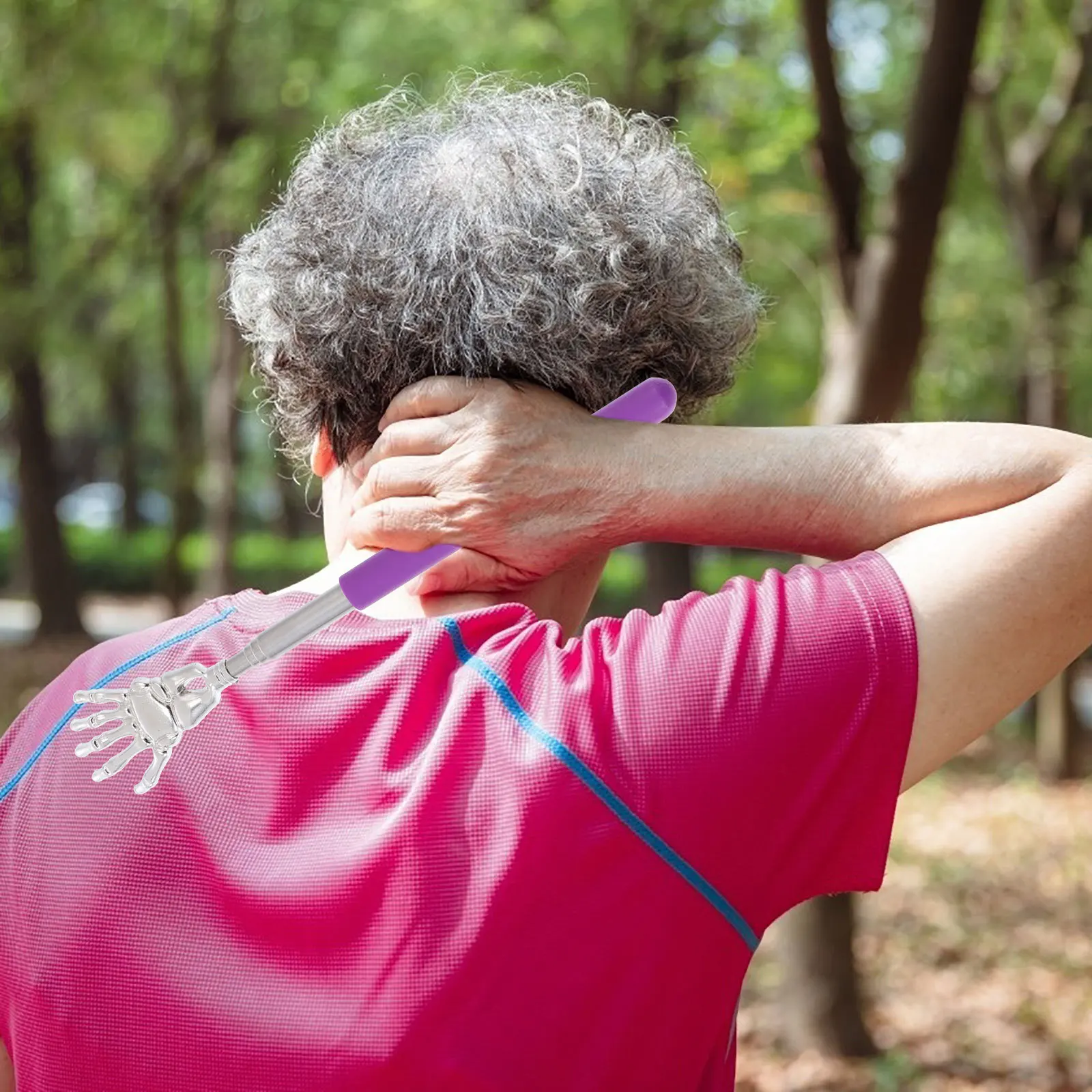 

Stainless Steel Extendable Back Scratcher Claw For Itch Relief Portable Telescoping Scratch Tool Adults Seniors Pregnant Women