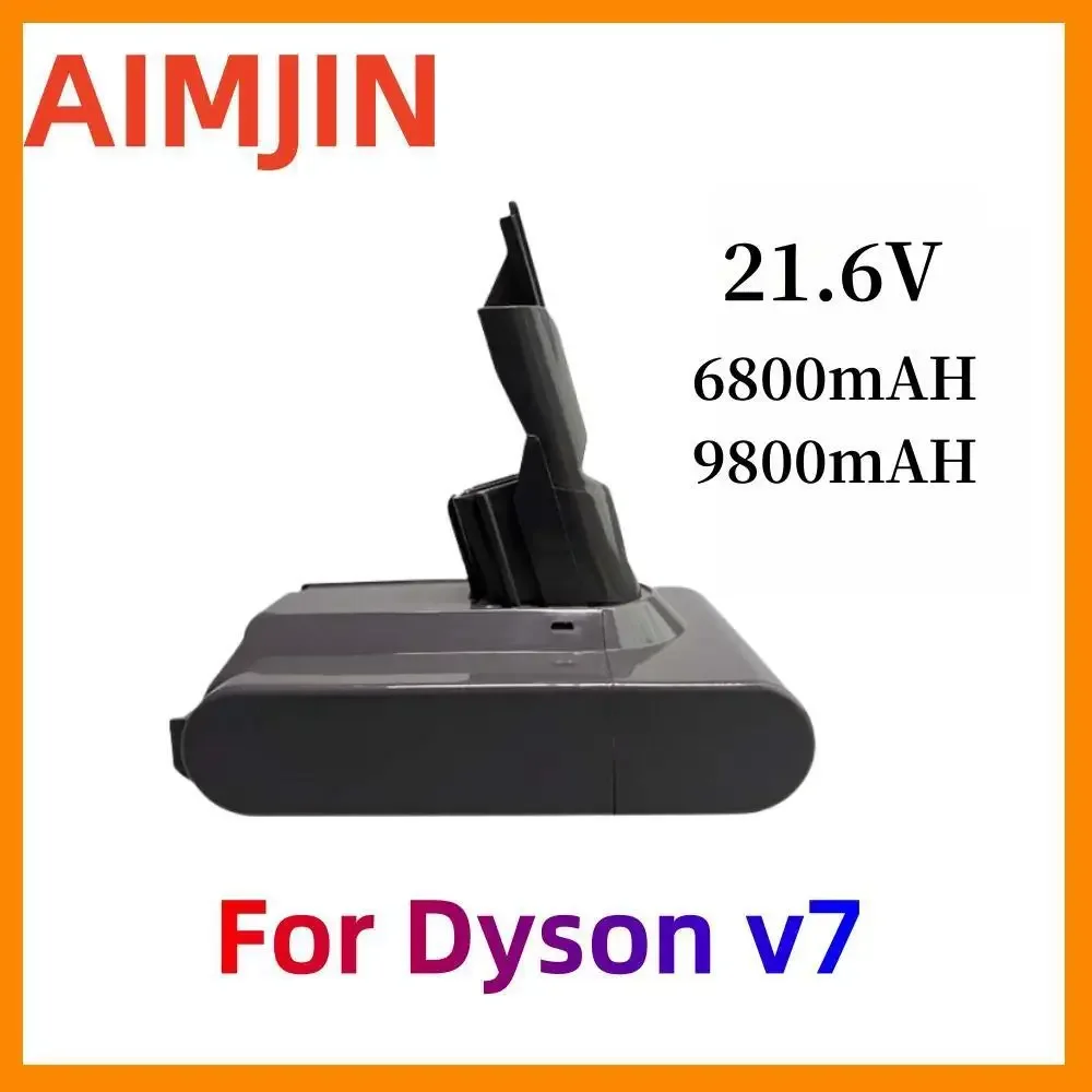 

V7 / SV11 6800/9800mAh 21.6V Replacement Battery for Dyson V7 Motorhead Pro Trigger Animal V7 Car Boat Handheld Vacuum Cleaner