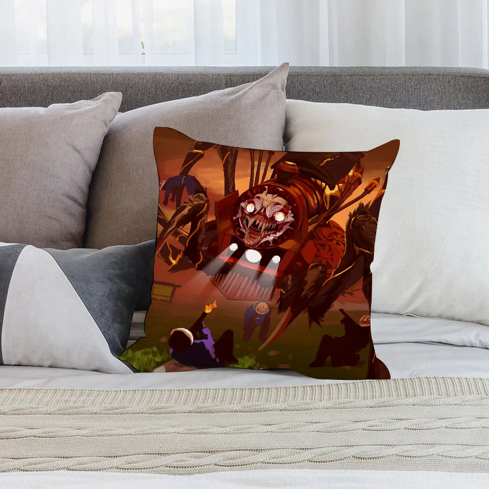 C-Choo-Choo C-Charles Pillow Case Short Plush Pillow Covers Sofa Decorative Gift Home Double-sided Printing Cushion Cover