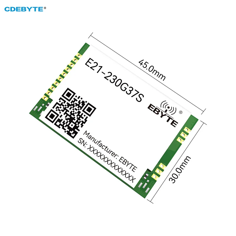 230MHz Wireless Module CDEBYTE E21-230G37S 37dBm 5W Build in LNA Communication Range 20km SMD Stamp Hole Wireless Module