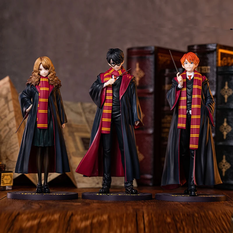 POP MART Warner Bro. Harry Potter: Wizard Dynasty Figur Harry Potter, Hermine Granger, Ron Weasley