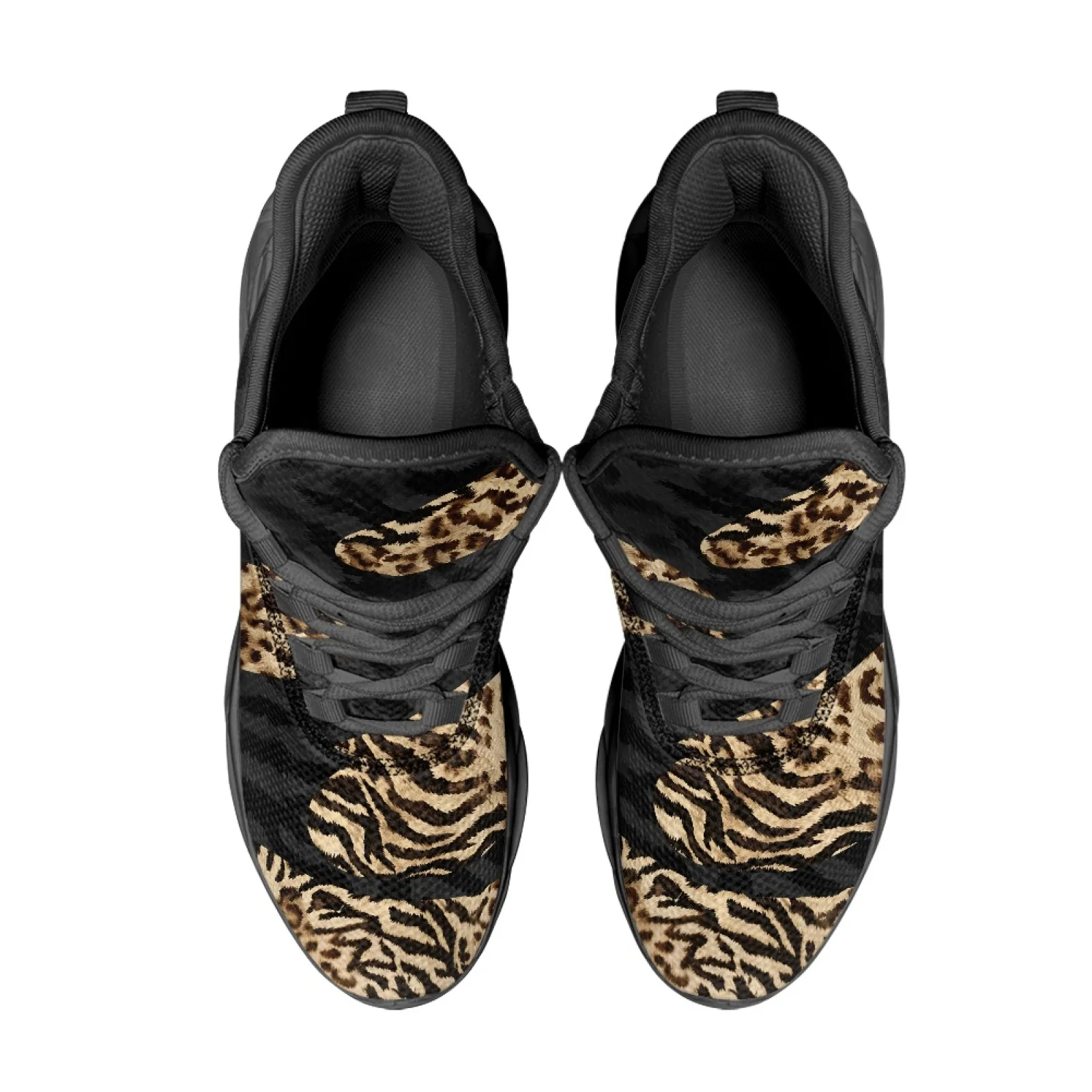 PENSTROLL Leopard Blade Shoes Men's Blade Sneakers for Unisex Breathable Athletic Sneakers