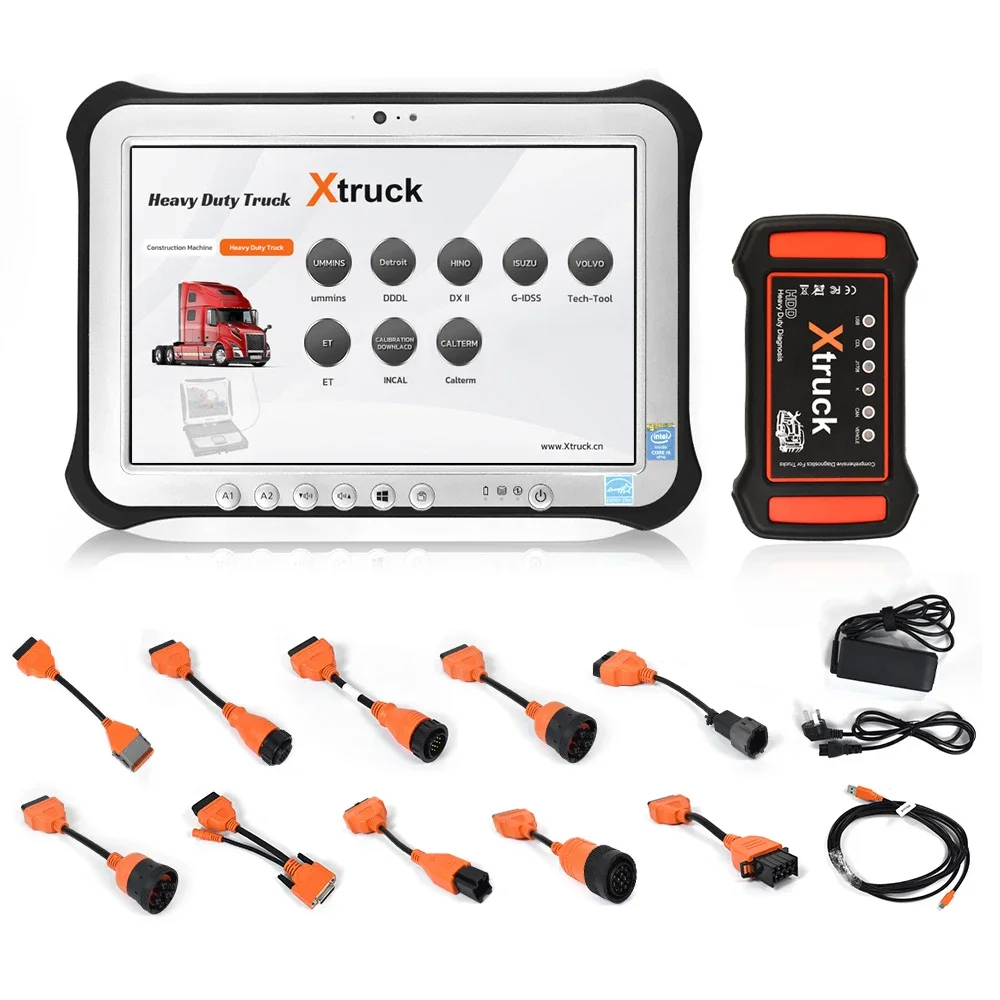 

Heavy truck Auto Repair X-truck Y009 HDD Universal Machinery diagnostic tools with FZ-G1 tablet PK HT-8A