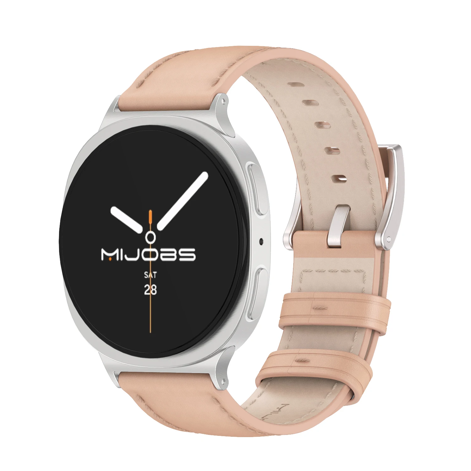 حزام لساعة سامسونج الذكية 8 لساعة سامسونج 8 سوار معصم من الجلد الطبيعي لملحقات ساعة سامسونج 8