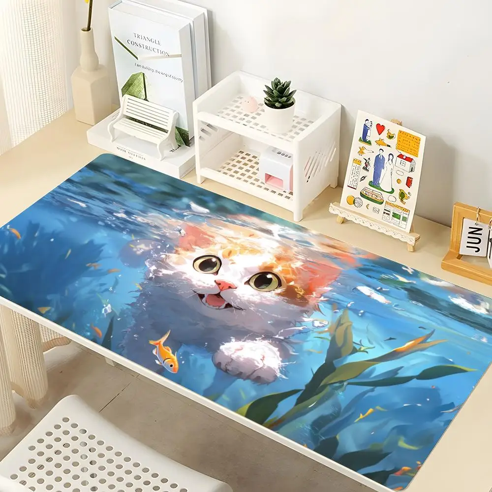 

Cat Mouse Pad Gaming Mousepad Large 900x400X2mm MouseMat Gamer Mause Carpet PC Desk