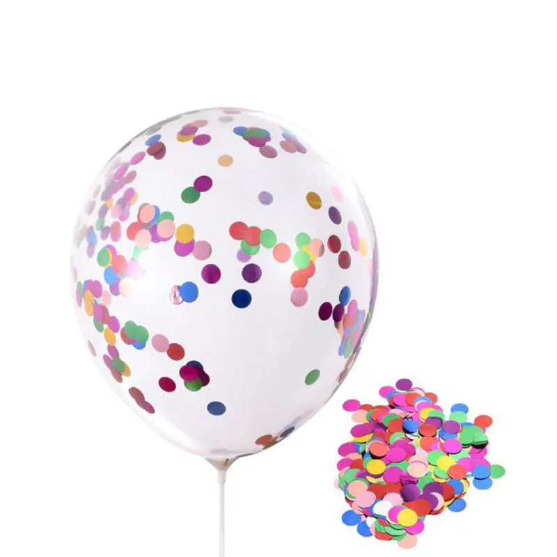 Round sequin transparent round balloon 24 inch