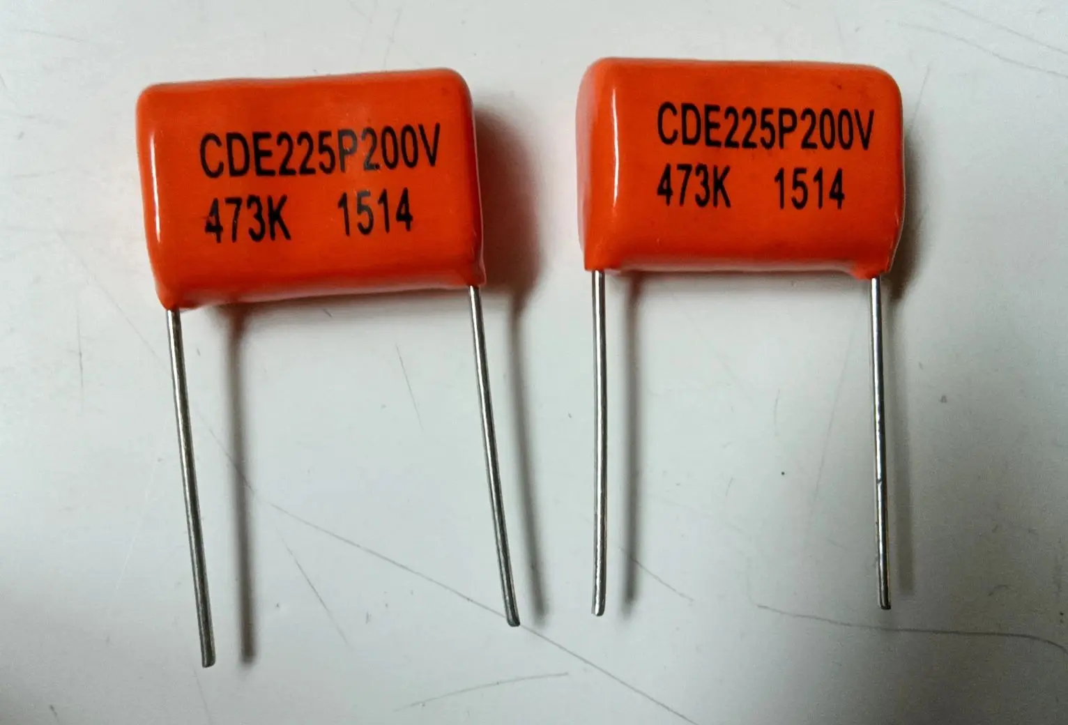 1 Pair 0.047uf 473K200V  ORANGE DROP Capacitors