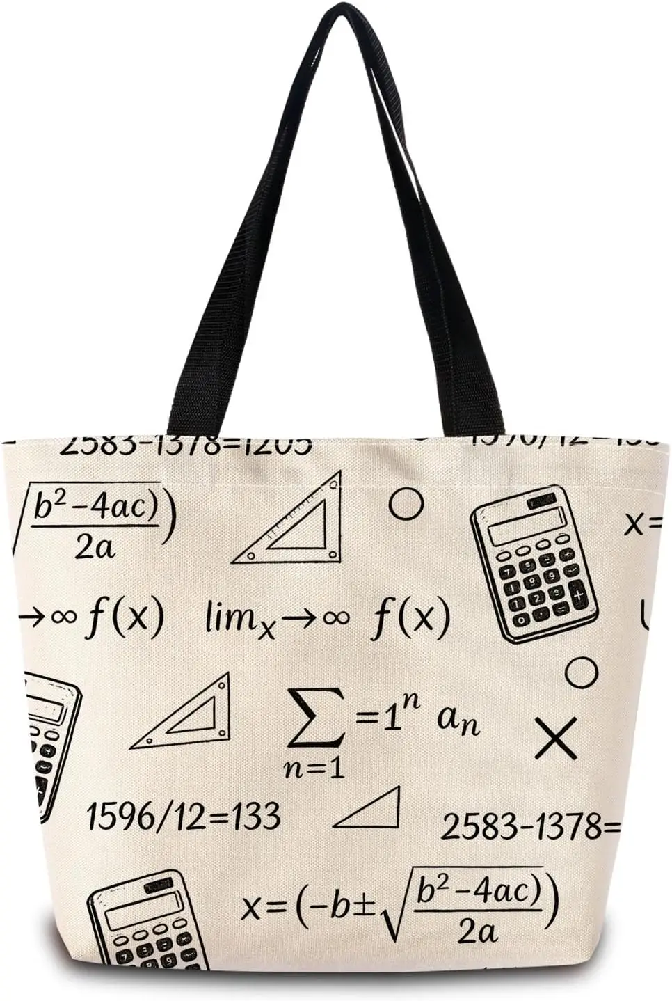 Math Formula Reusable Grocery Tote Bag