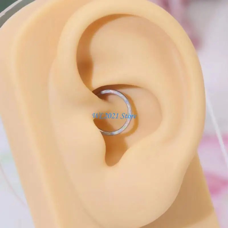 G5GC شخصية مستديرة الشكل الأنف هوب مجوهرات الفولاذ المقاوم للصدأ الأنف مجوهرات فريدة من نوعها #4