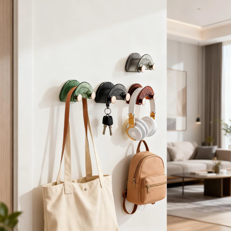 

Space-Saving Arch Hook | No-Drill Adhesive Organizer for Bags, Headphones & Coats in Home & Office, Holds Miscellaneous Items