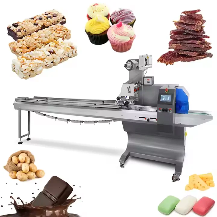 Wrapper Flow Pack Machine Horizontal Pillow Packaging Machine Automatic Packing Machine