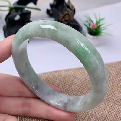 Zheru Jewelry Natural Myanmar Jade 54mm-62mm bracelet exquisite princess bracelet send girlfriend send mom