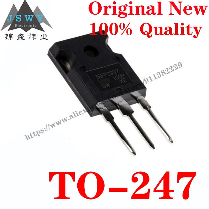 

10~100 PCS IRFP2907PBF TO-247 Discrete Semiconductor Transistor MOSFET IC Chip With the for module arduino Free Shiping IRFP2907