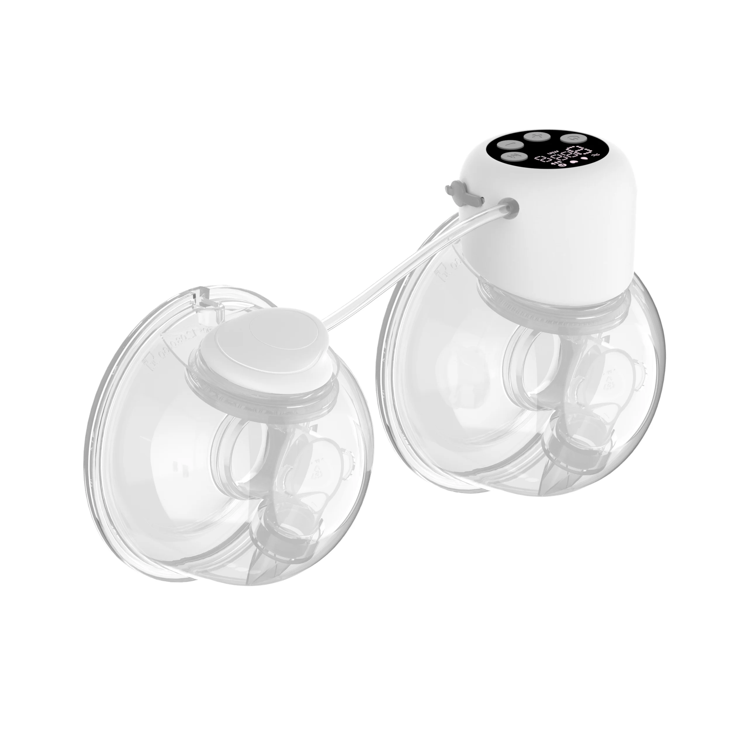 Wearable electric breast pump, low noise, strong suction, invisible breast pump, four modes, nine speed settings, LED display.