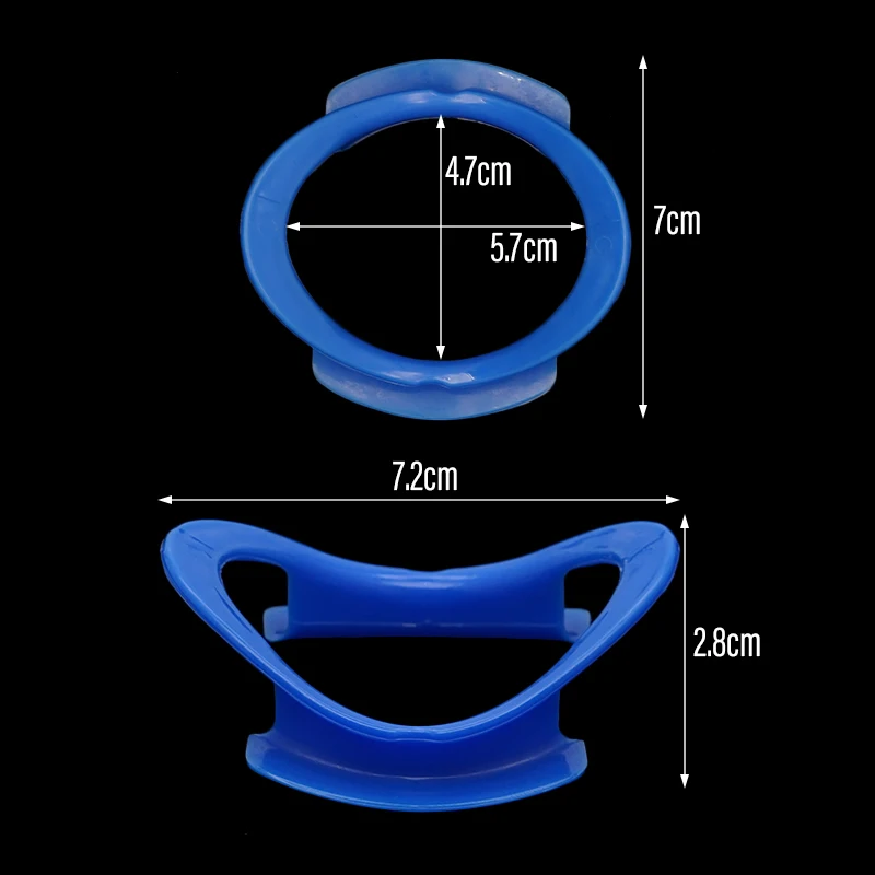 1 szt. Dentystyczny O-kształt otwieracz do ust ortodontyczny zwijacz ustny do ust