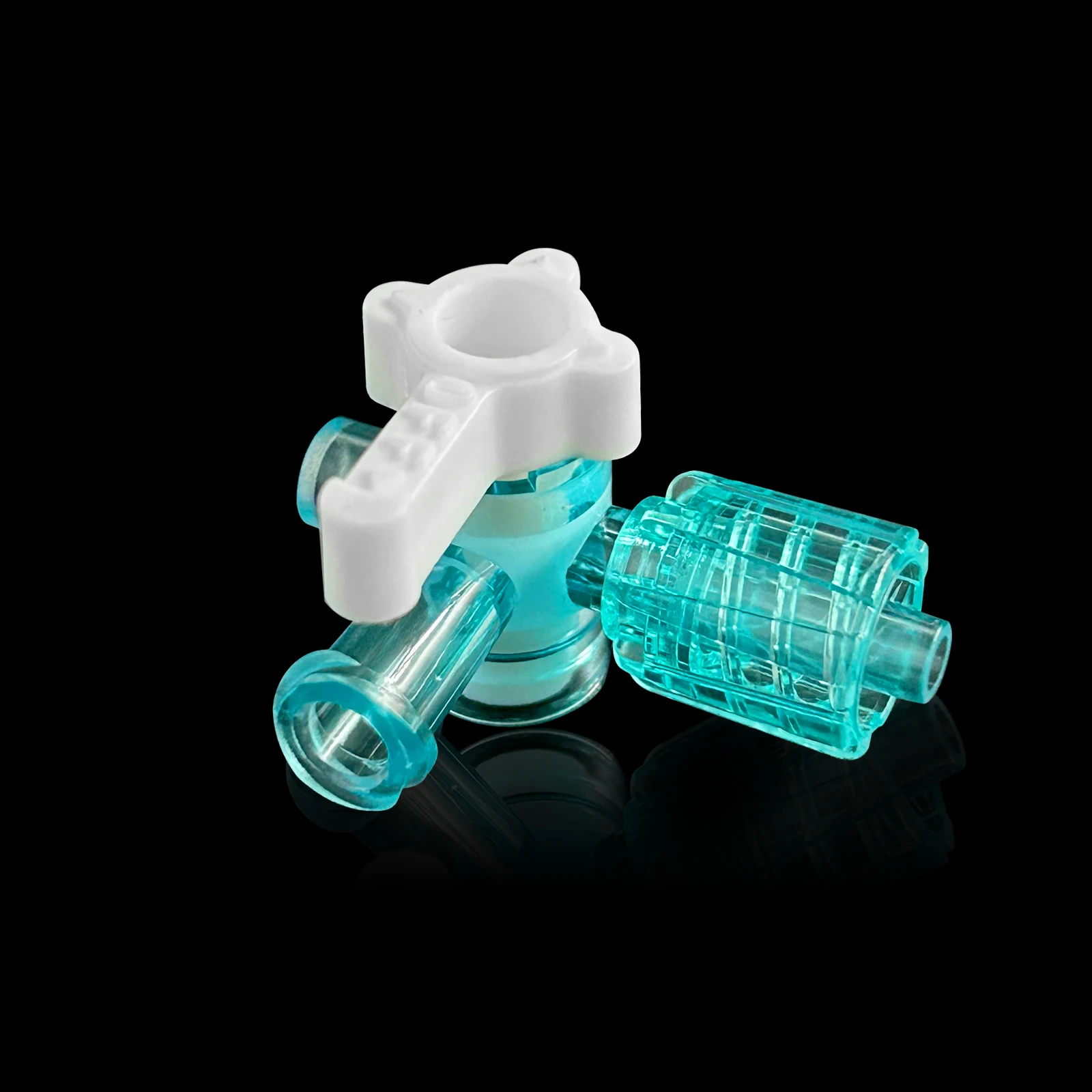 50pcs 3-way Stopcocks for Luer Lock or Catheter Connection, Luer Three-Way Tee Valve, for Medical and Laboratory Use, Disposable