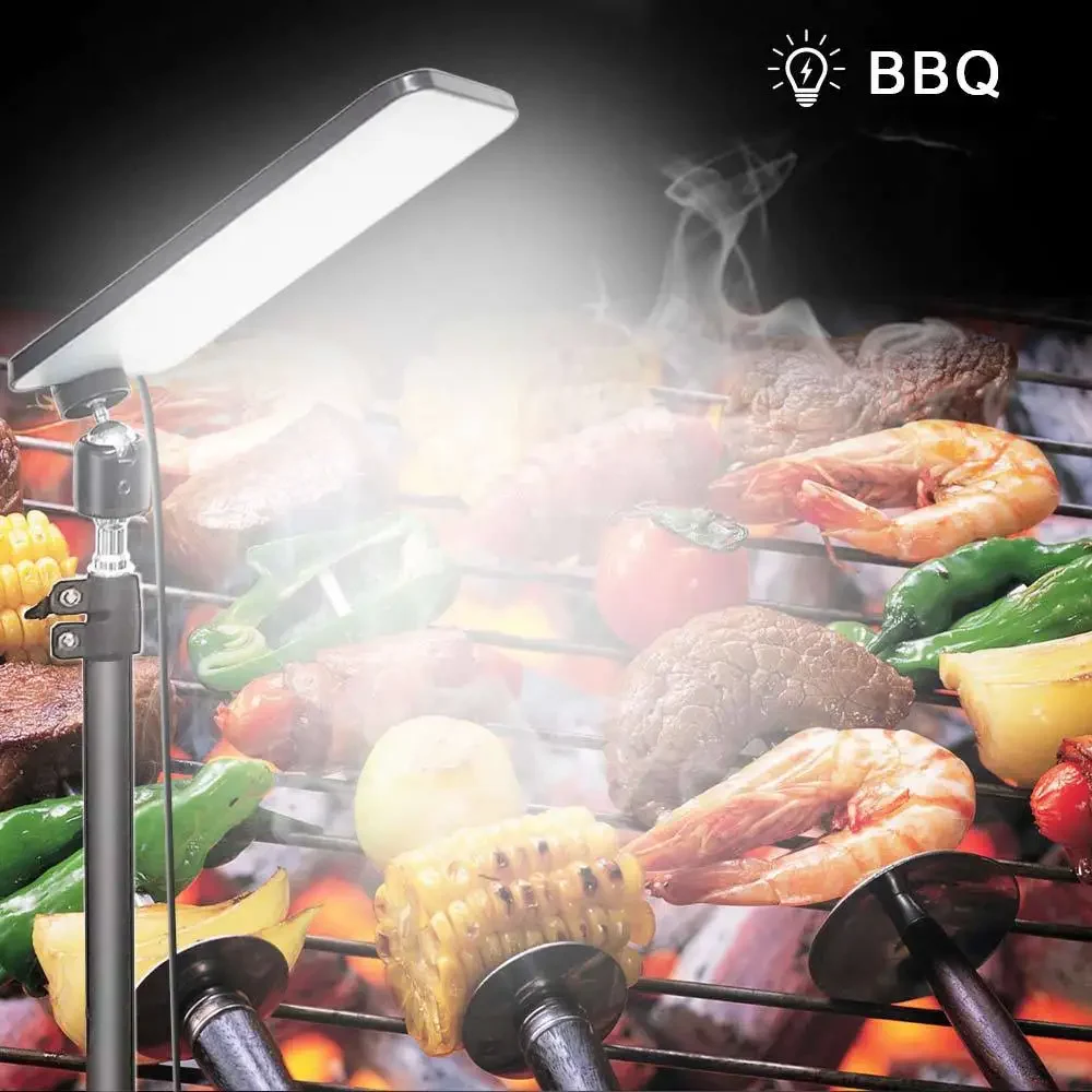 Luz Led de trabajo portátil para exteriores, trípode USB, lámpara de Camping, foco SMD, lámparas de Pilar telescópico, luz plegable para pícnic al aire libre