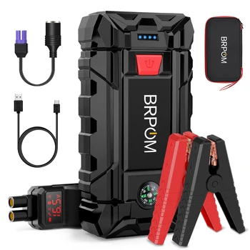 Car Jump Starter 5000A Peak 26800mAh 12V Car Supercharger Battery Pack Jumper Box with Fast Charger Smart Jumper